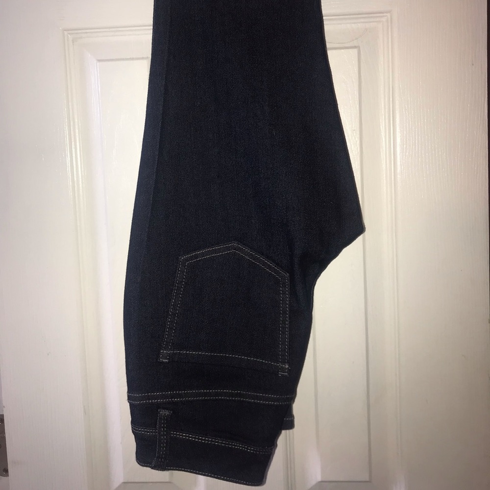 navy jeans